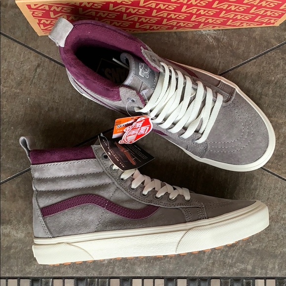 • VANS SK-8-HI MTE FROST GRAY/PRUNE WMNS - Picture 15 of 16